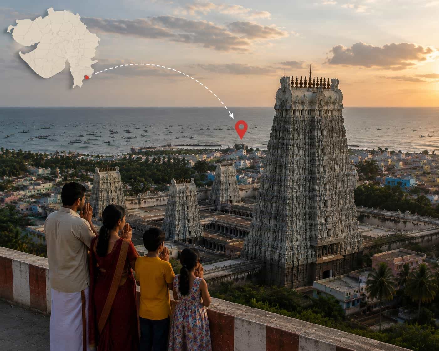 Visit Ancient Temples with a South India Temple Tour from Gujarat