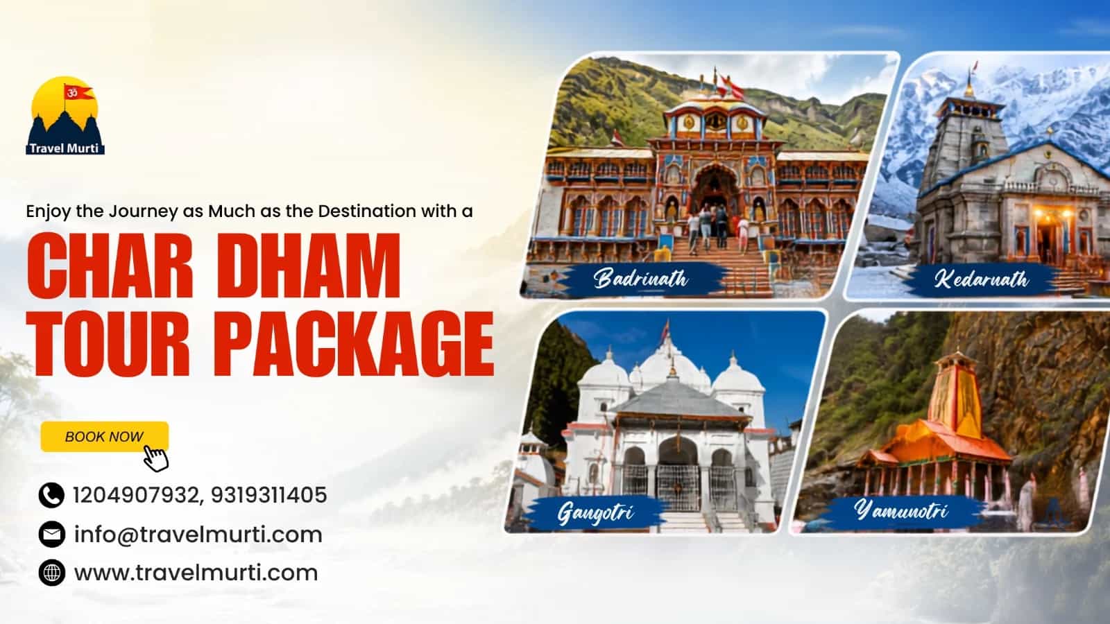 Enjoy the Journey as Much as the Destination with a Char Dham Tour Package